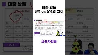 디딤돌 대출과 보금자리론 비교