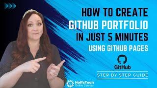 How To Create a GitHub Portfolio in 5 minutes using GitHub Pages: A Step by Step Guide