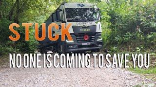 Shocking footage released HGV Class 1 Driver Trucker Joe Stuck in Stockport. Part 1