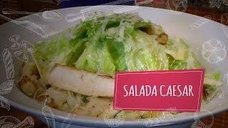 Como fazer salada caesar Igual de Restaurante