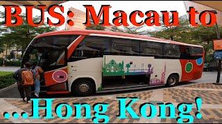 Macau/Hong Kong BUS: MGM Macau Casino to Hong Kong Prince Edward (Mongkok): Start & Finish.