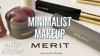 Full Face of Minimalist Makeup featuring Merit Beauty