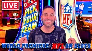  TWO WORLD PREMIERES: NFL Slot Machine & Top Dollar GRAND