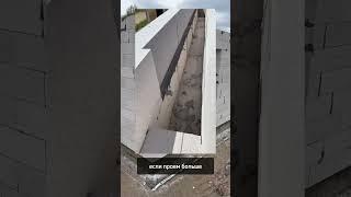 Перемычки на окнах из газобетона. Монолитный пояс. #строительстводомов  #домизгазобетона