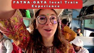 A foreigner in Local Train of Bihar | Jehanabad to Gaya | Bodh Gaya Trip