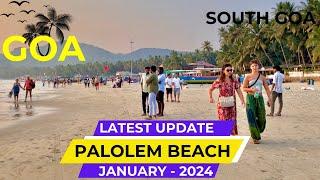 Palolem Beach Goa | Goa January 2024 | South Goa | Goa Current Situation | Goa Vlog 2024 |