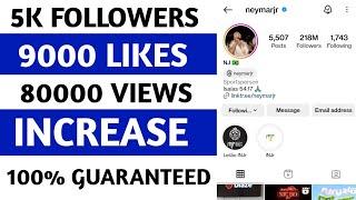 5K Followers വരെ കിട്ടും - Instagram followers malayalam, instagram likes and views