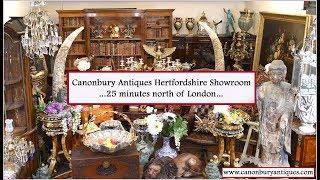 Canonbury Antiques Showroom Tour   HD Video   London / Hertfordshire