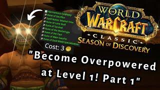 "Level 1 OP Class for Just 3 Gold! | Season of Discovery Guide Part 1"