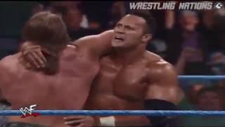 The Rock vs Triple H Brahma Bull Rope Match 2