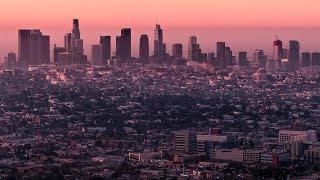 Los Angeles City Balcony Soundscape in the Evening | 4k ASMR