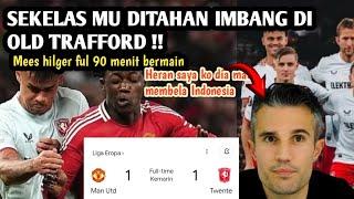 BANGGA !!!  Mees hilger gacor melawan MU bek timnas pertama yang main di old Trafford   !!