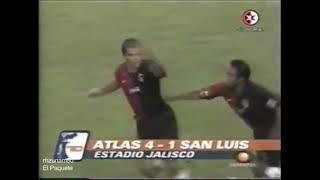 Atlas 4-1 San Luis Jornada 9 Apertura 2003