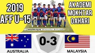 Malaysia 3-0 Australia | 2019 U15 AFF Championship |