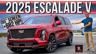 The 2025 Cadillac Escalade V ESV Is An Extra Large & Luxurious SUV With Insane Tech