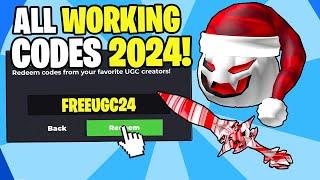 *NEW* ALL WORKING CODES FOR FLEX UGC IN DECEMBER 2024! ROBLOX FLEX UGC CODES