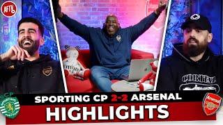 All Even In Portugal! | Sporting CP 2-2 Arsenal | Match Day Highlights