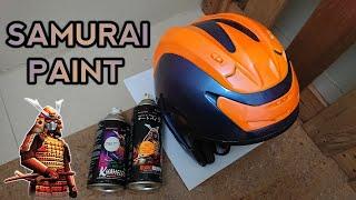 Samurai Paint Repaint on Helmet from old to New |Pro Spray KH|