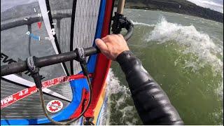 5/22/2024  “close call”  4.2 m Windsurfing Rufus Super relaxed on a 87 liter Columbia River