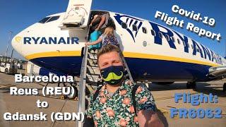 COVID19 Travel I Flight Report: Barcelona Reus REU Gdansk GDN with Ryanair I Quarantine Free Travel