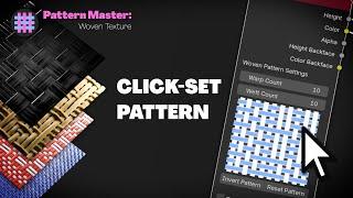 I Finally Solved Woven Textures for Blender - Pattern Master Addon for Blender