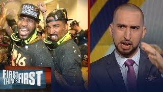 Nick Wright on J.R. Smith saying LeBron passed Jordan as GOAT 2 years ago | FIRST THINGS FIRST