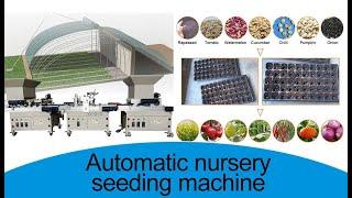 automatic nursery seeding machine / nursery seeder / seedling cultivating machine / Seeder machine