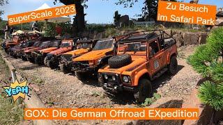 GOX - Die German Offroad Expedition - superScale Rundfahrt im Safari Park #scale #rc #safari #gox