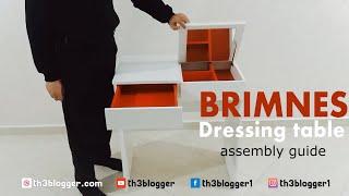 IKEA brimnes dressing table assembly guide | th3 blogger