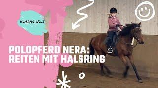 Polopferd Nera: Reiten  mit Halsring | @Klaras-Welt