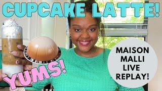 Maison Malli Live Ep. 4 : Nespresso Vertuo Cupcake Latte Recipe! BIANCO LEGGERO!