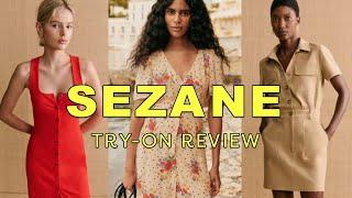 Sezane Haul & Try-On - Fabiola Dress, Lily Dress, Oanelle Dress, Ann Shirt, Sandy Skirt, Max Shirt