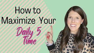 Scheduling Your Daily Five Instruction