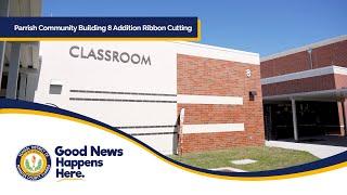Parrish Community Building 8 Addition Ribbon Cutting
