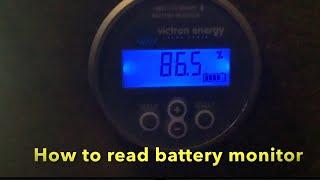 How to use Victron BMV-712 battery monitor