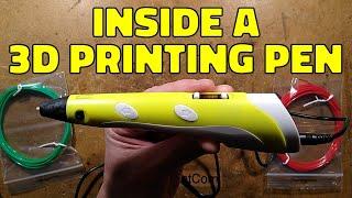 Inside a 3D printing pen