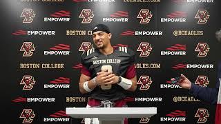 Football: Grayson James Media Availability (March 18, 2025)