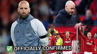 REPLACED!! Erik Ten Hag replaced by Van der Gaag for Manchester United vs Everton