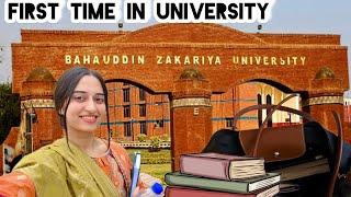 BZU University tour || First time BZU university gai