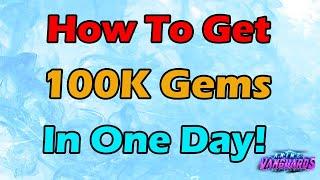 How To Make 100K Gems In A Day Anime Vanguards Roblox