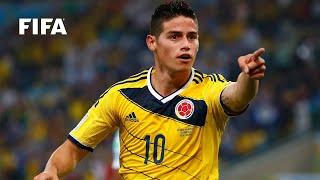 James Rodriguez goal vs Uruguay | ALL THE ANGLES | 2014 FIFA World Cup