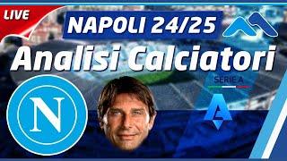  Live: #CALCIOMERCATO da fare  #Analisi tecnico tattica #Napoli 2024/25 di #Conte 