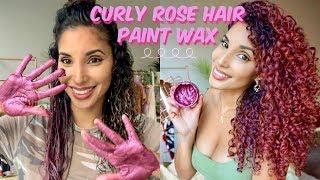 HAIR PAINT WAX COLORED MY CURLS