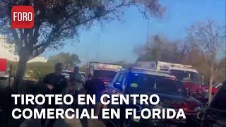 Se registra tiroteo en Centro Comercial en Florida, Estados Unidos