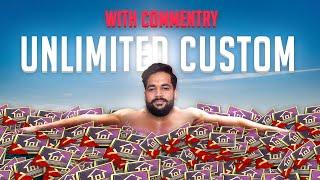 BGMI Unlimited Custom !! With Commentary | BGMI Live Free Custom Room | Gamer Baba