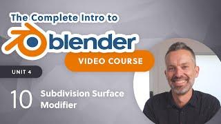 Blender Beginner Tutorial – Subdivision Surface Modifier