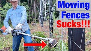 Be Smarter Than The Fence With This Simple Mowing Hack