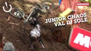 SKETCHY DH with Juniors at Val di Sole World Cup