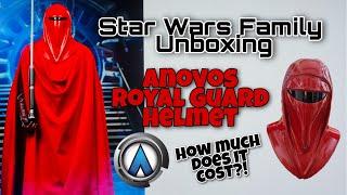 Star Wars Family Unboxes: Imperial Royal Guard Helmet by Anovos as seen in Return of the Jedi!