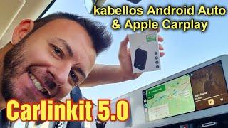 kabellos Android Auto und Apple Carplay nutzen (wireless Carlinkit 2air)